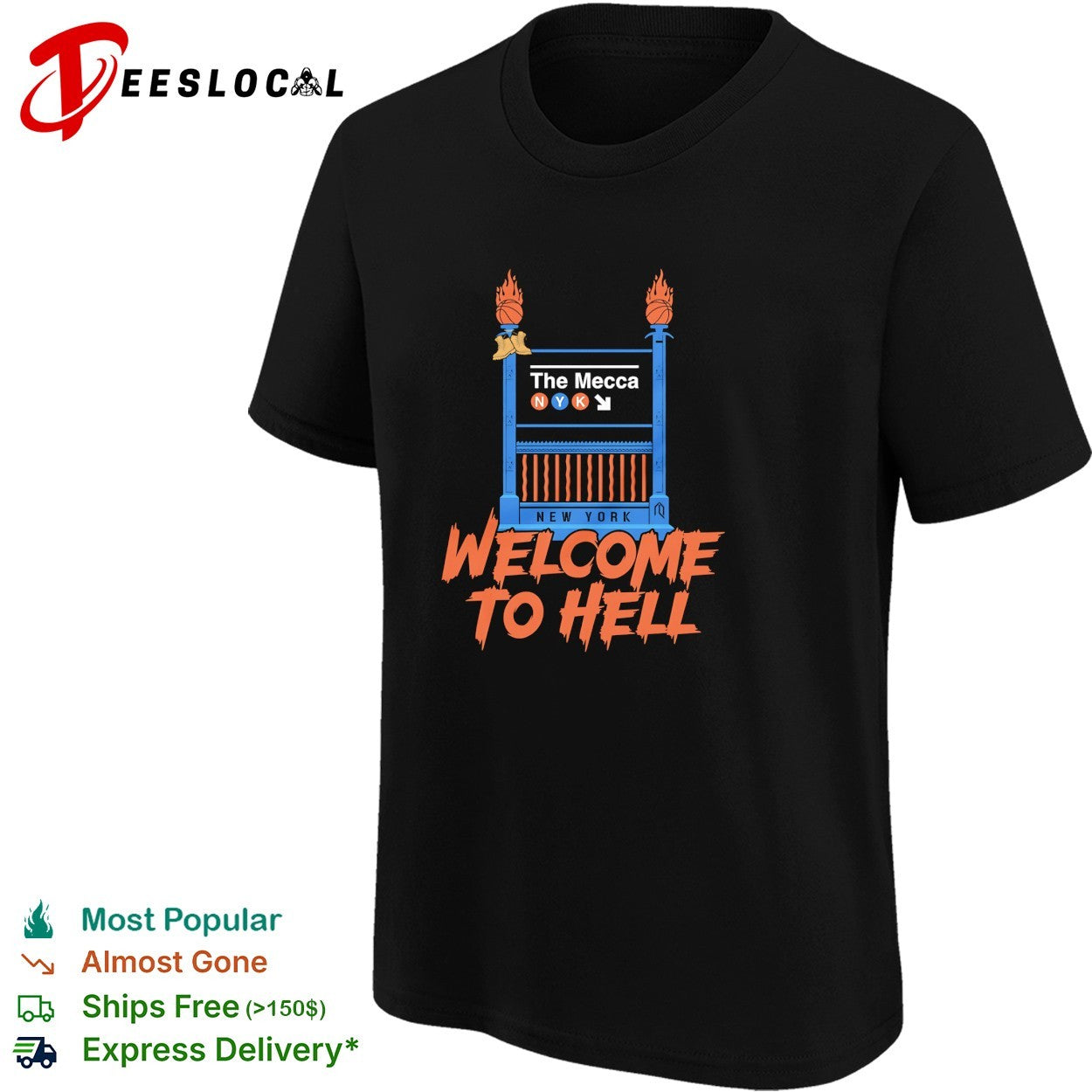 New York Knicks the Mecca welcome to hell NBA Finals 2026 shirt