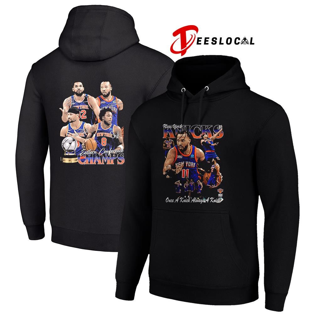 New York Knicks vonce a Knick always a Knick Eastern conference champs graphic signatures shirt