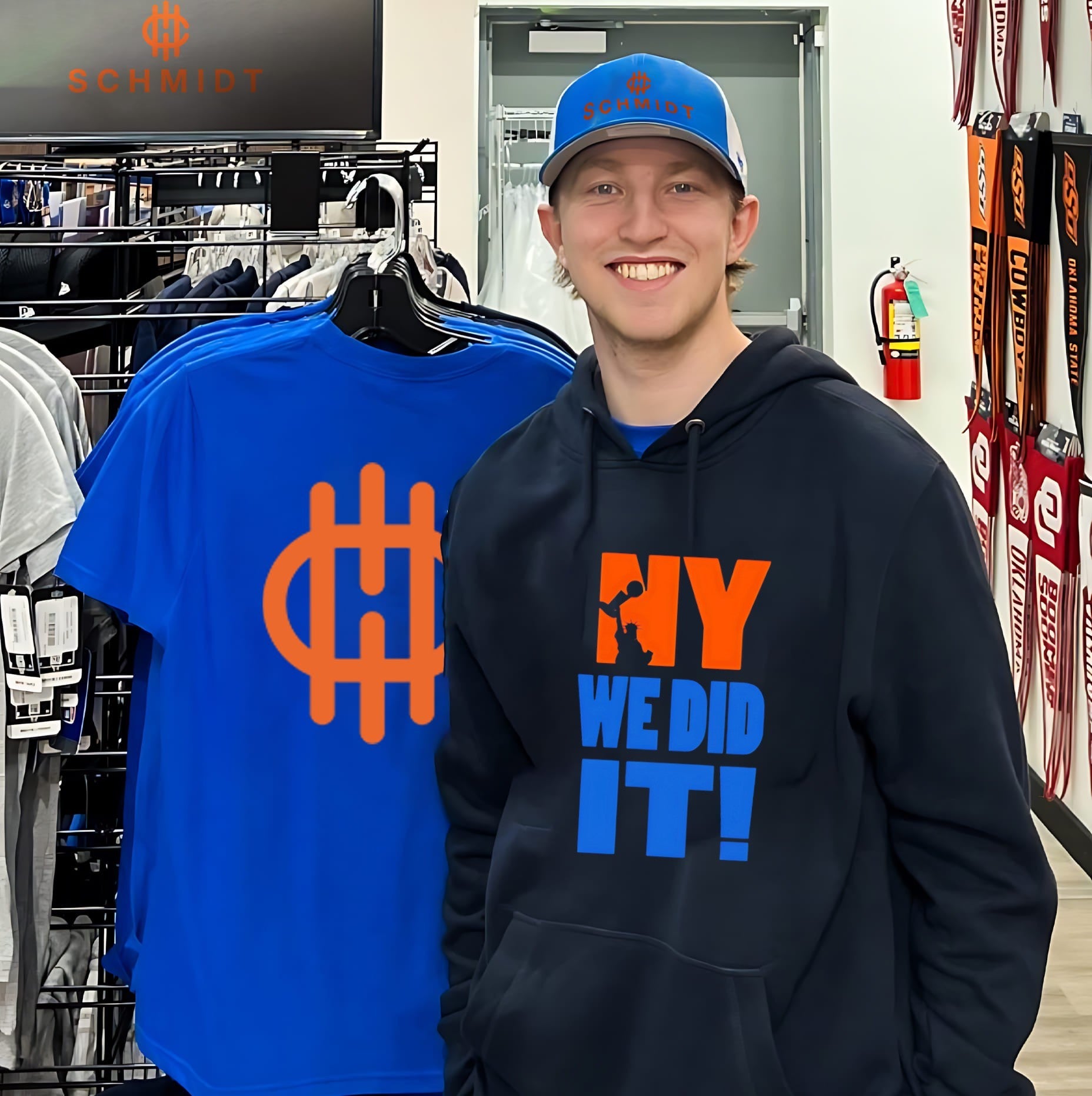 New York Knicks we did it graphic shirt