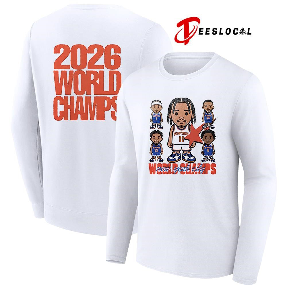 New York Knicks world champs chibi art shirt