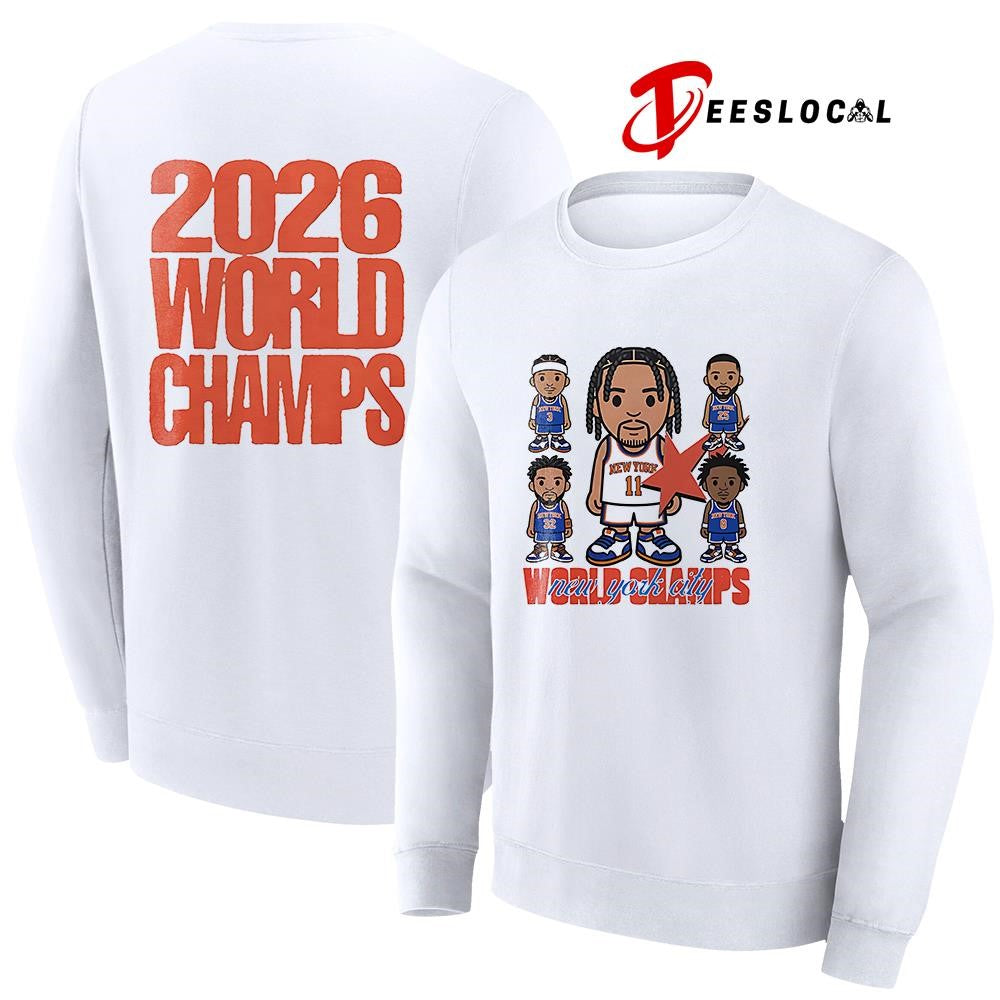New York Knicks world champs chibi art shirt