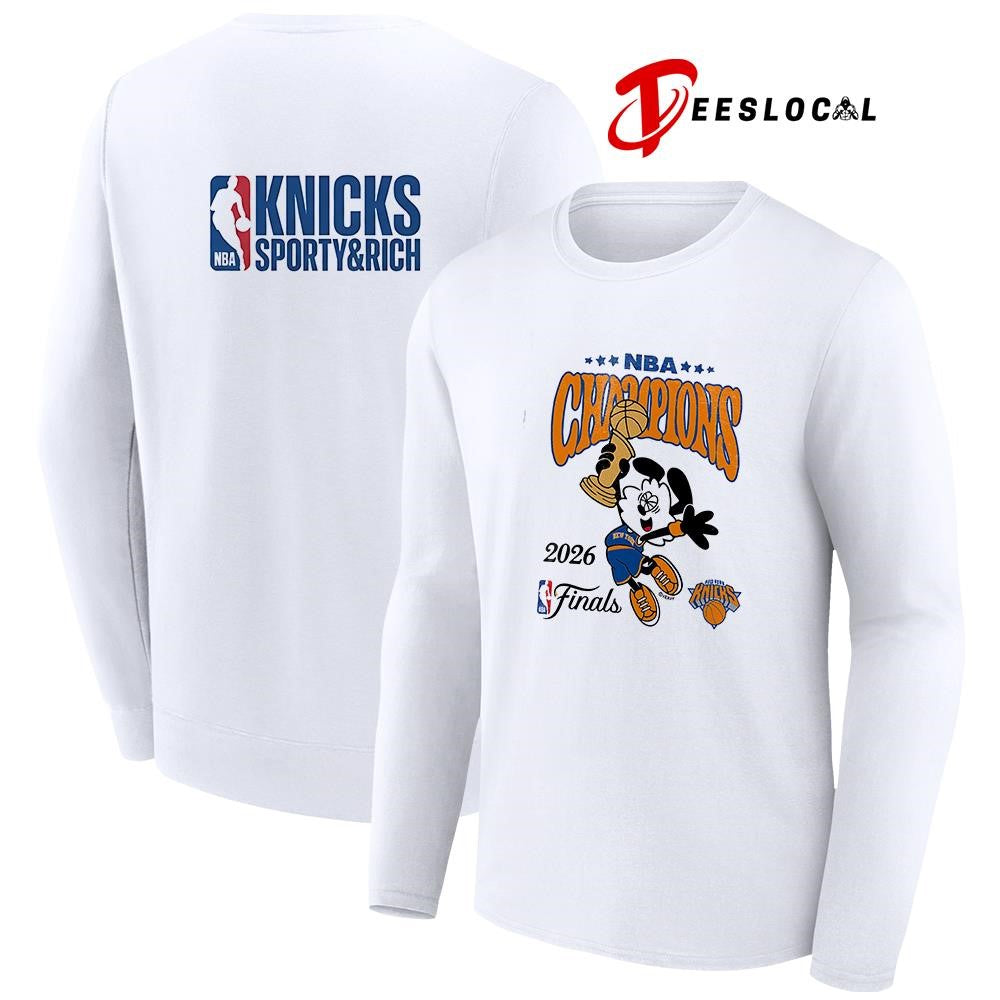 New York Knicks x Complex x Verdy NBA champions sporty and rich mascot shirt