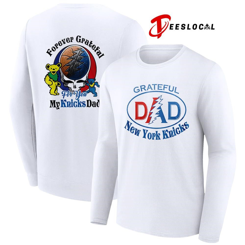 New York Knicks x Grateful Dead Father Day forever Grateful logo shirt
