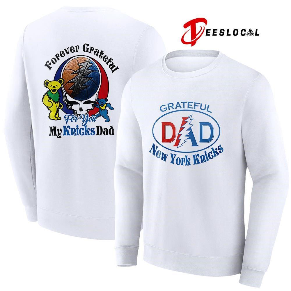 New York Knicks x Grateful Dead Father Day forever Grateful logo shirt