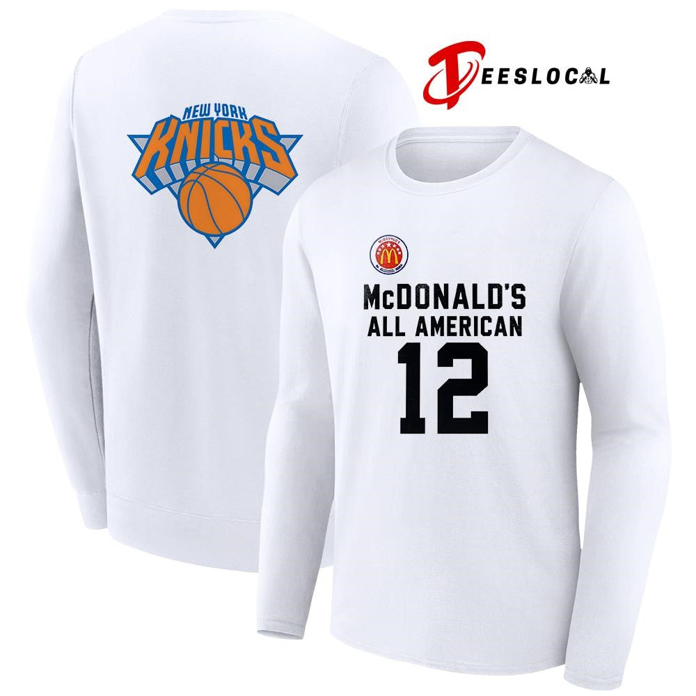 New York Knicks x McDonald’s all American 12 logo shirt