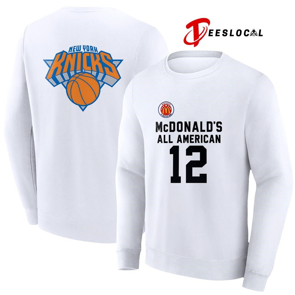 New York Knicks x McDonald’s all American 12 logo shirt