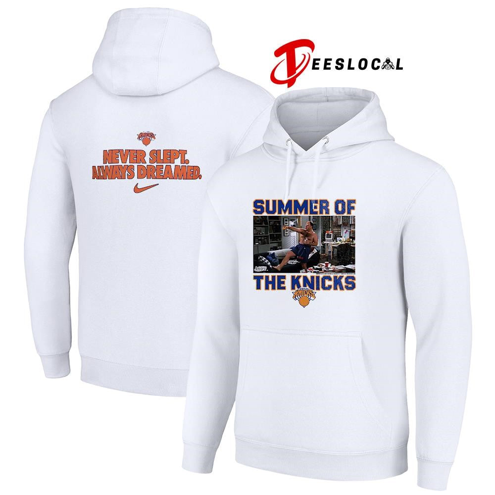 New York Knicks x Seinfeld summer of the Knicks never slept always dreamed shirt