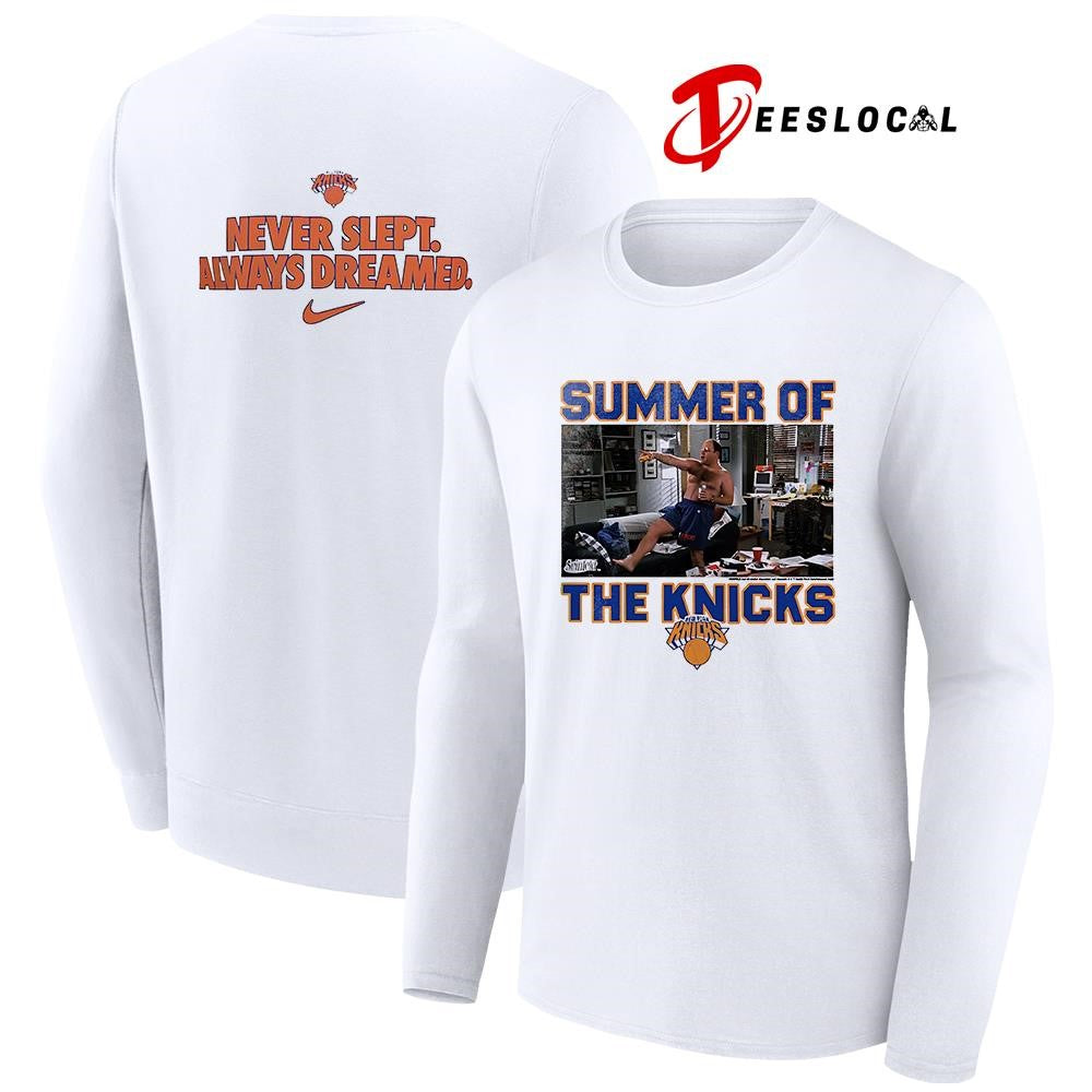 New York Knicks x Seinfeld summer of the Knicks never slept always dreamed shirt