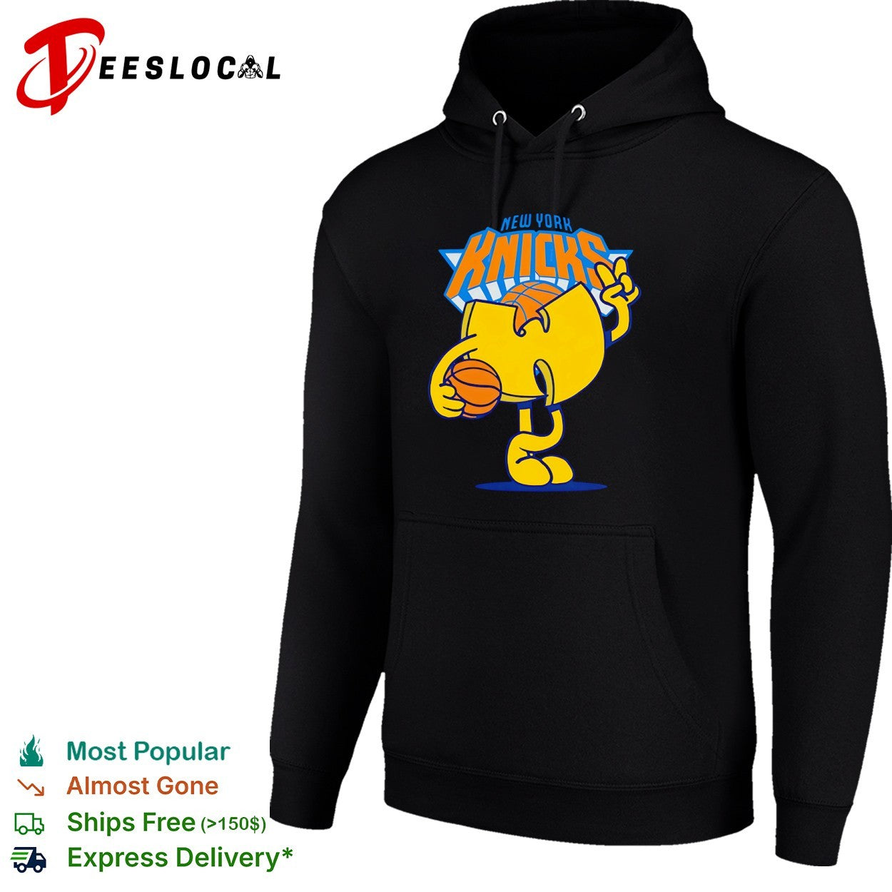 New York Knicks x Wu Tang Clan Logo crossover basketball shirt