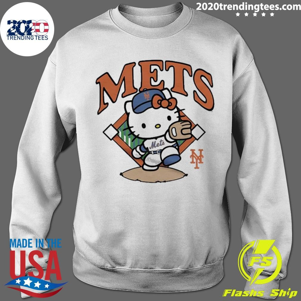 New York Mets Mlb X Hello Kitty Shirt