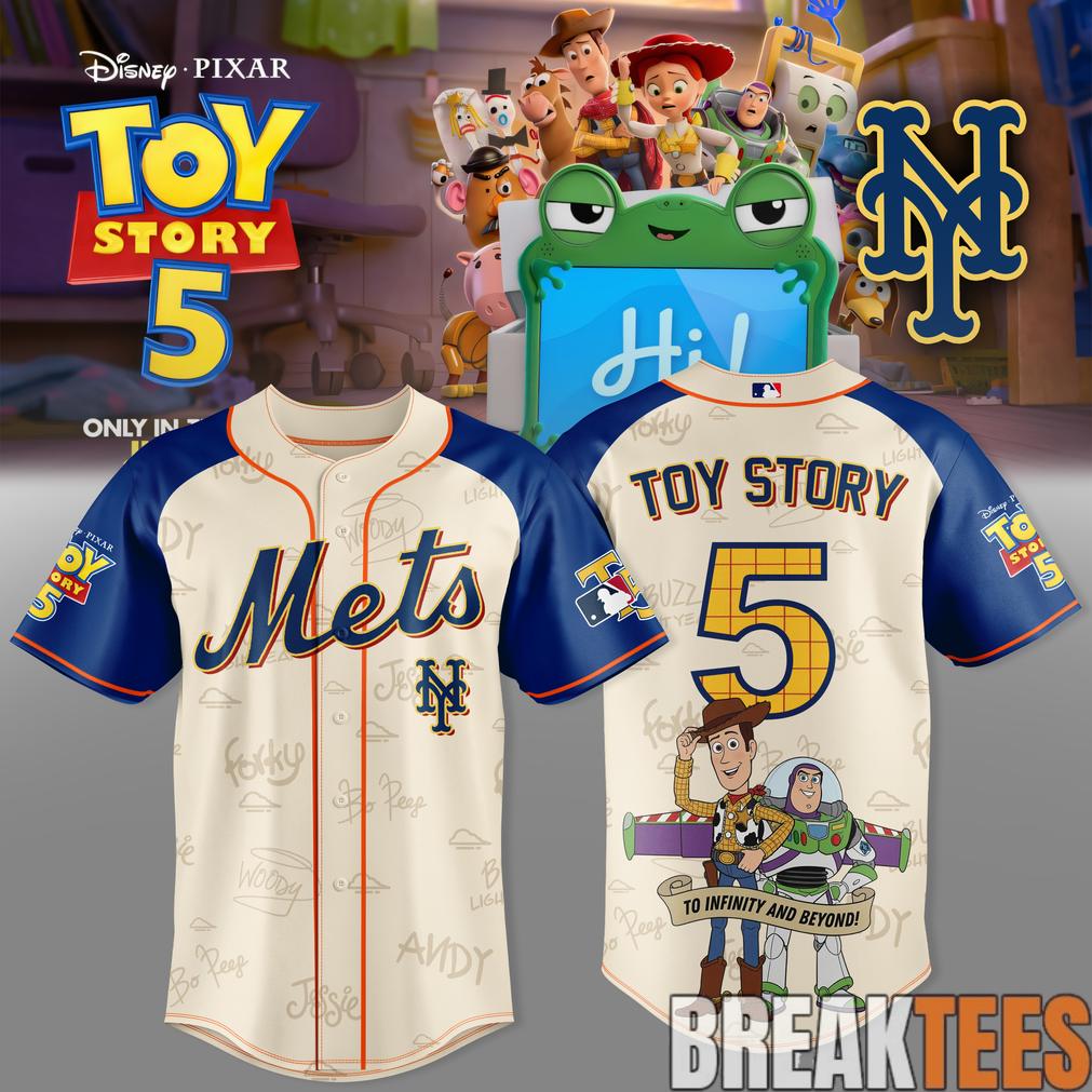New York Mets x Toy Story 5 Theme Nights Limited Edition Jersey