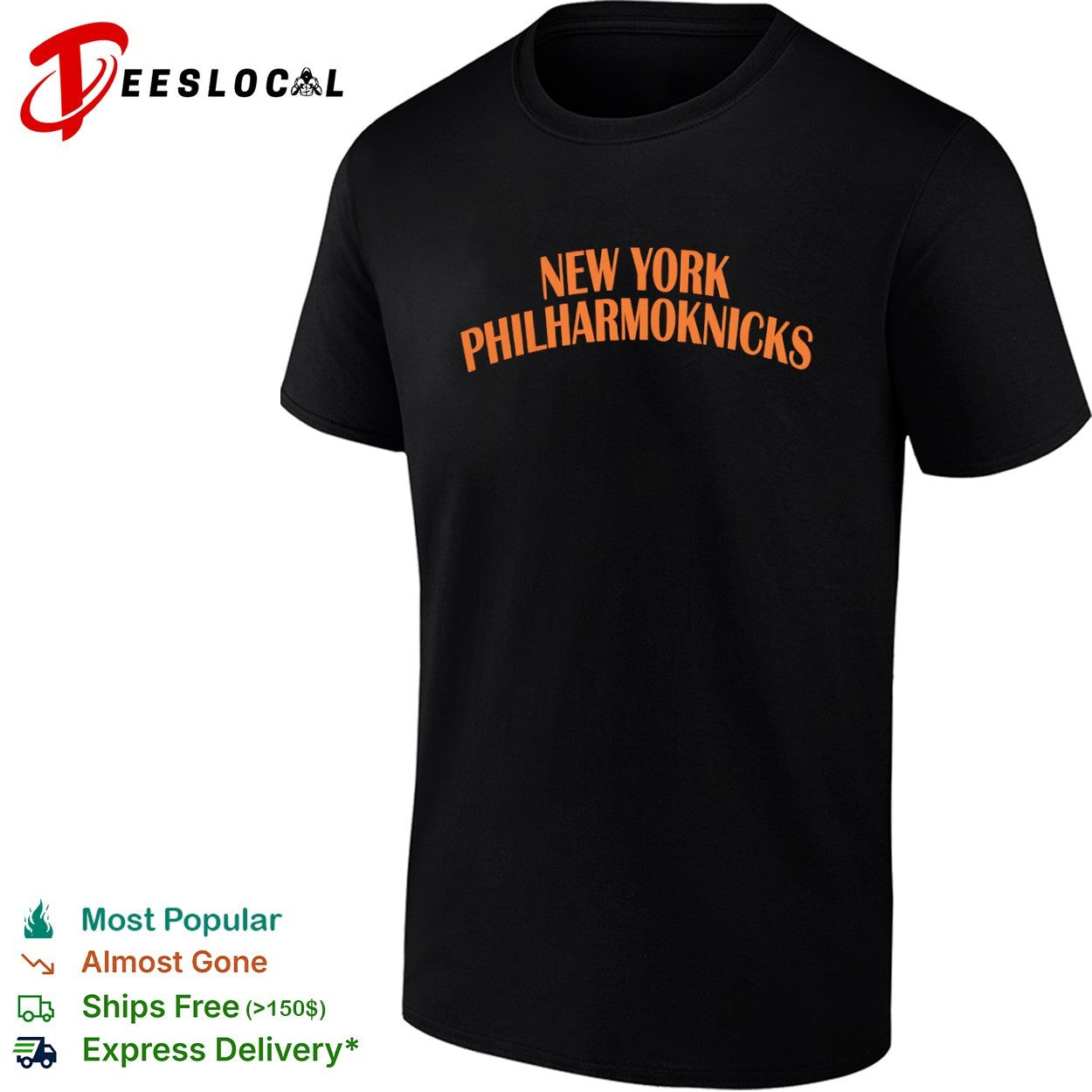 New York Philharmoknicks style New York Knicks NBA Basketball Shirt