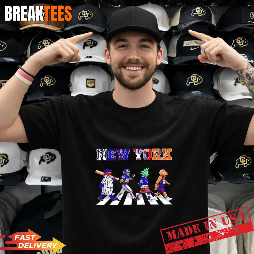 New York Walking Sports Mascot Shirt