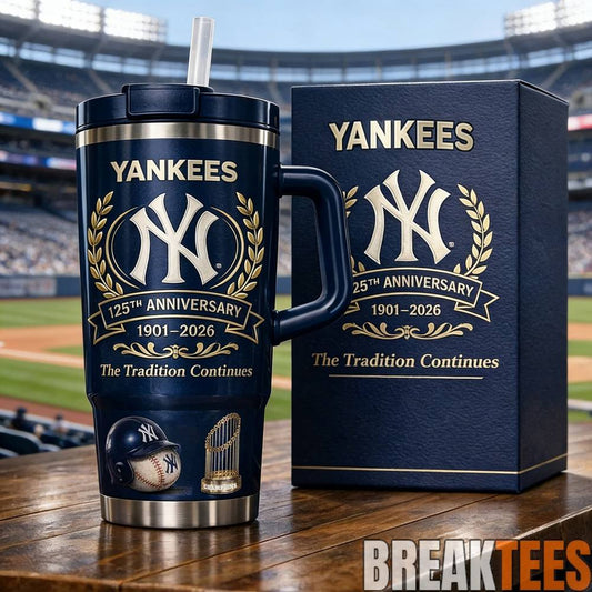 New York Yankees The Tradition Continues 125th Anniversary YETI Tumbler