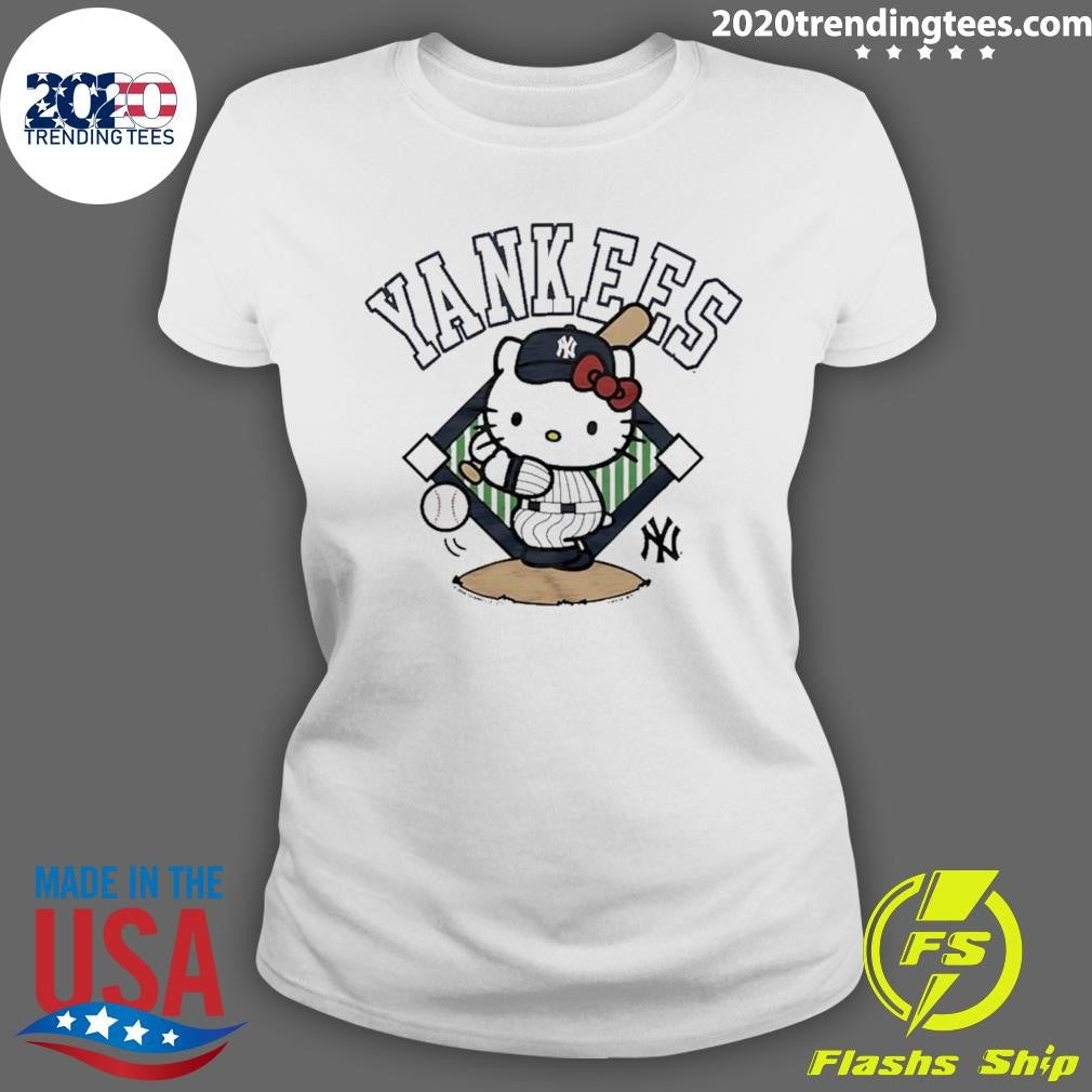 New York Yankees X Mlb Hello Kitty Shirt