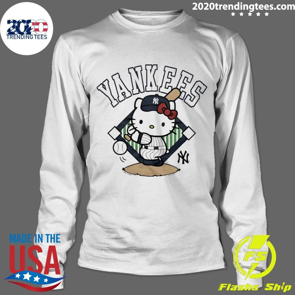 New York Yankees X Mlb Hello Kitty Shirt