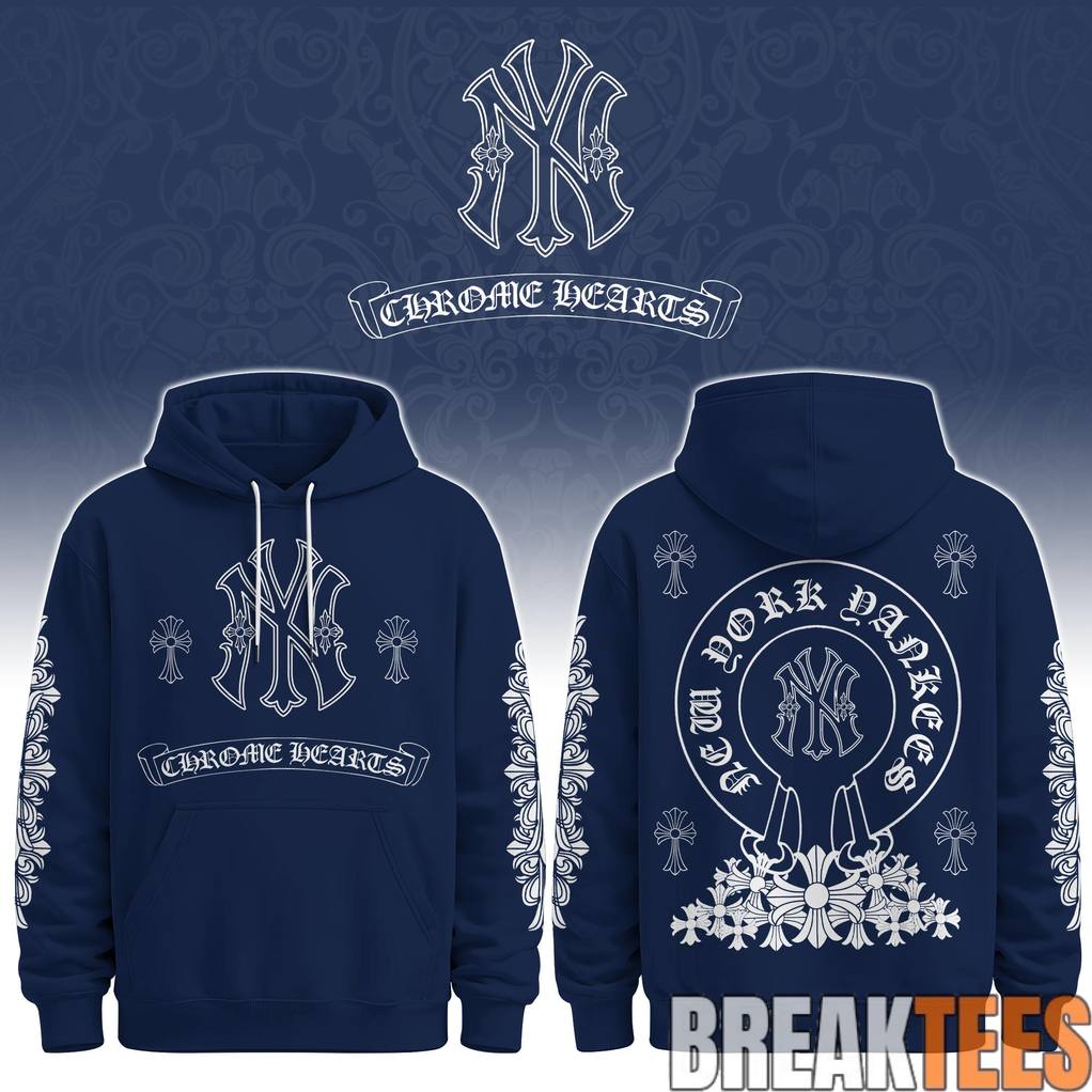 New York Yankees x Chrome Heart 2026 Special Hoodie