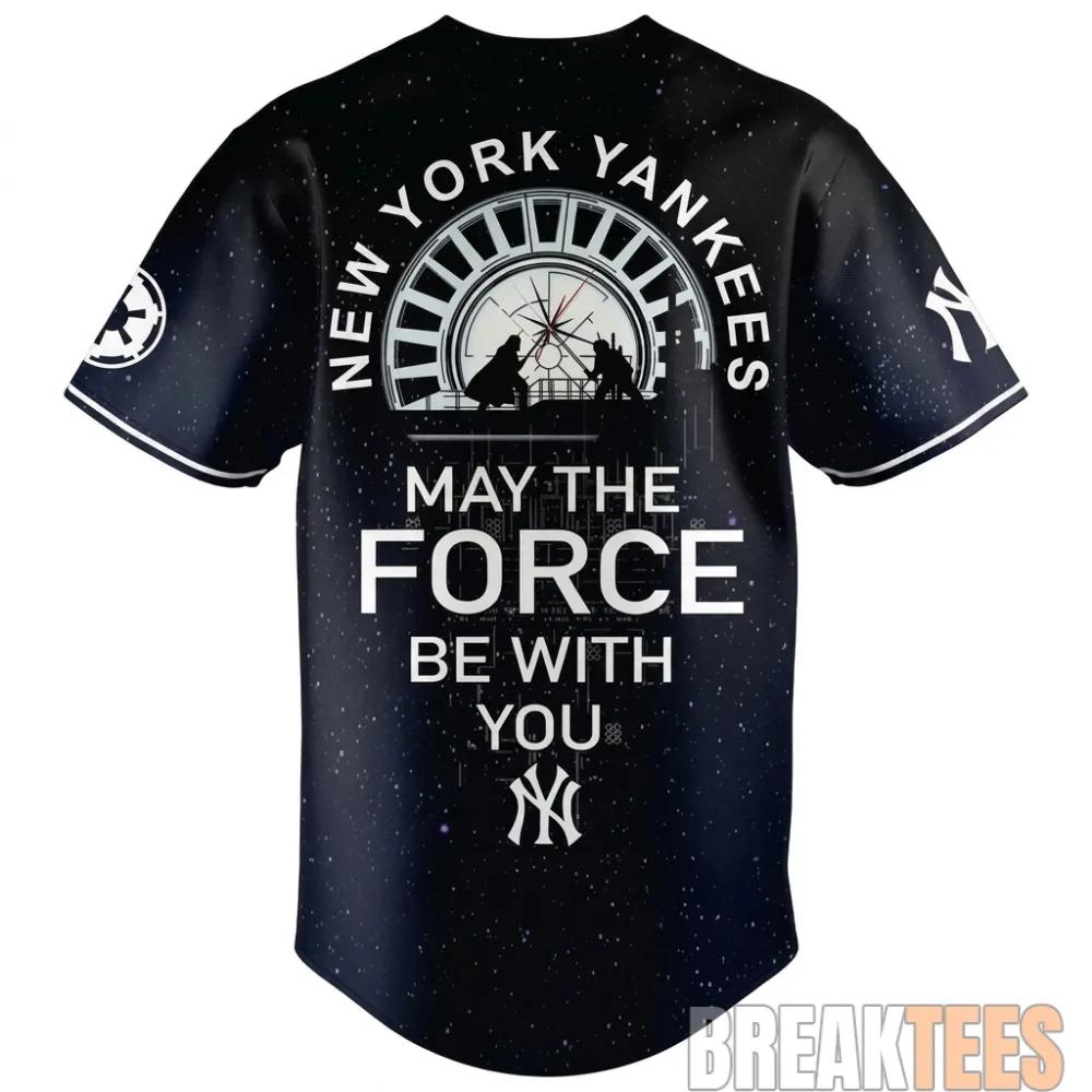 New York Yankees x Star Wars Night 2026 May the Force Be With You Baseball Jersey