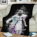 Neymar Fleece Throw Blanket