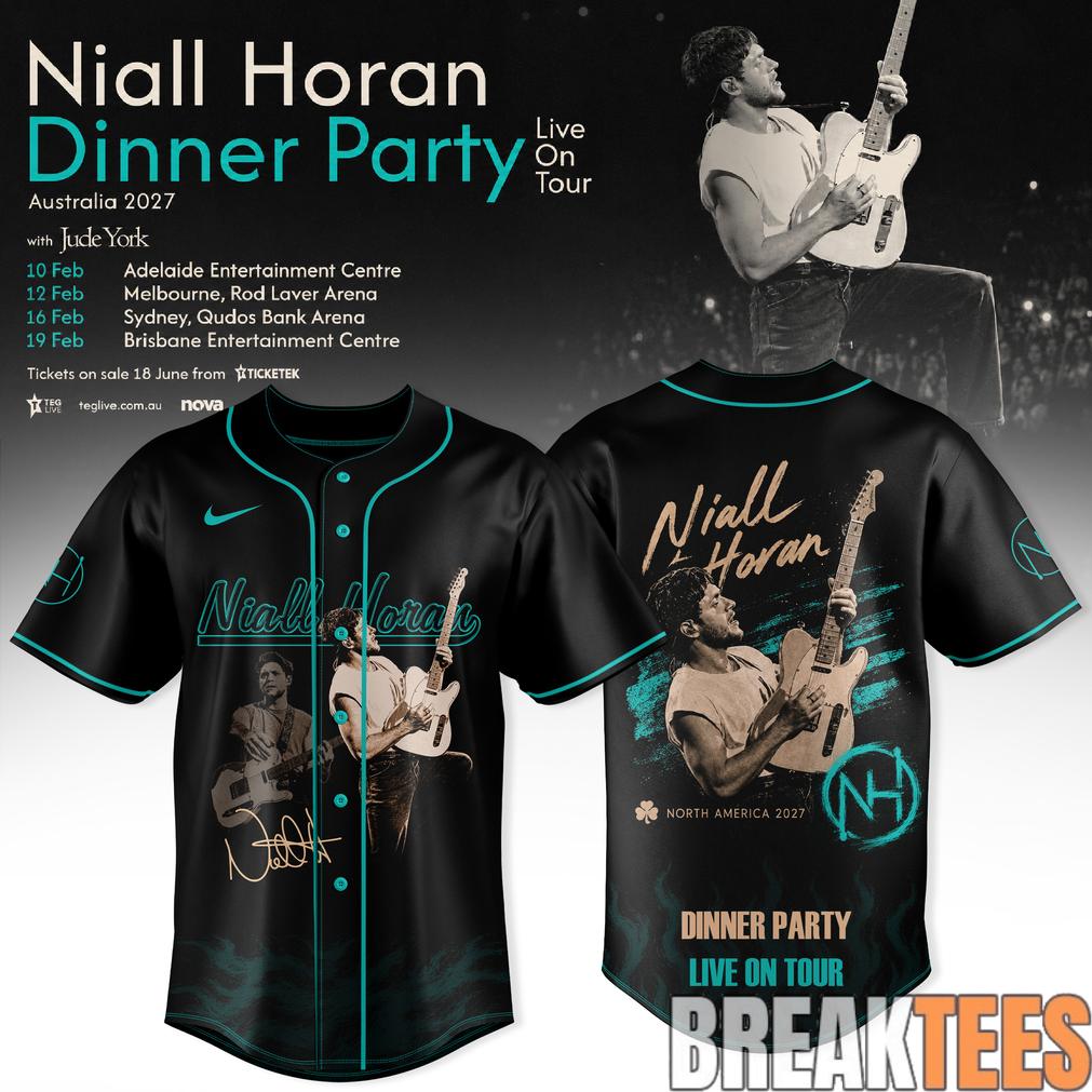 Niall Horan Dinner Party Live On Tour Australia Jersey