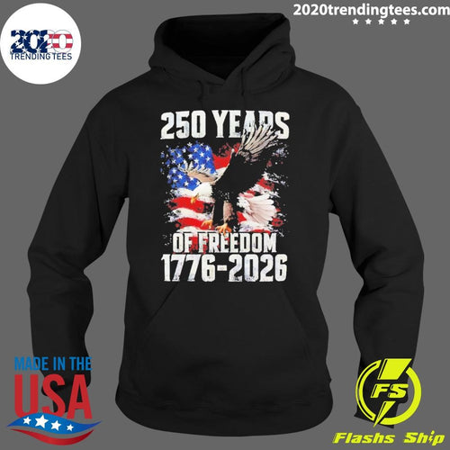 Bald Eagle 250 Years Of Freedom 1776-2026 Shirt