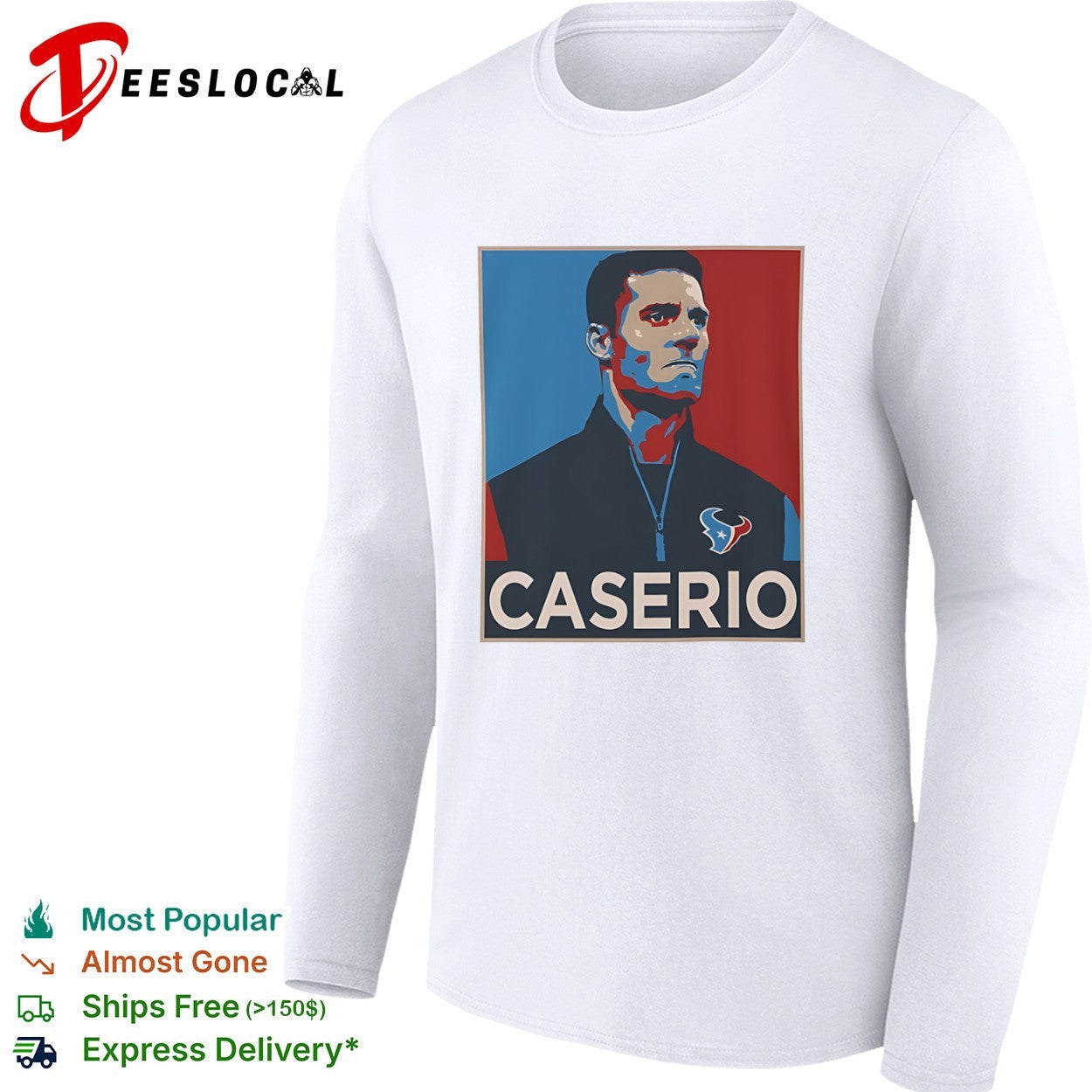 Nick Caserio Houston Texans NFL hope poster style shirt
