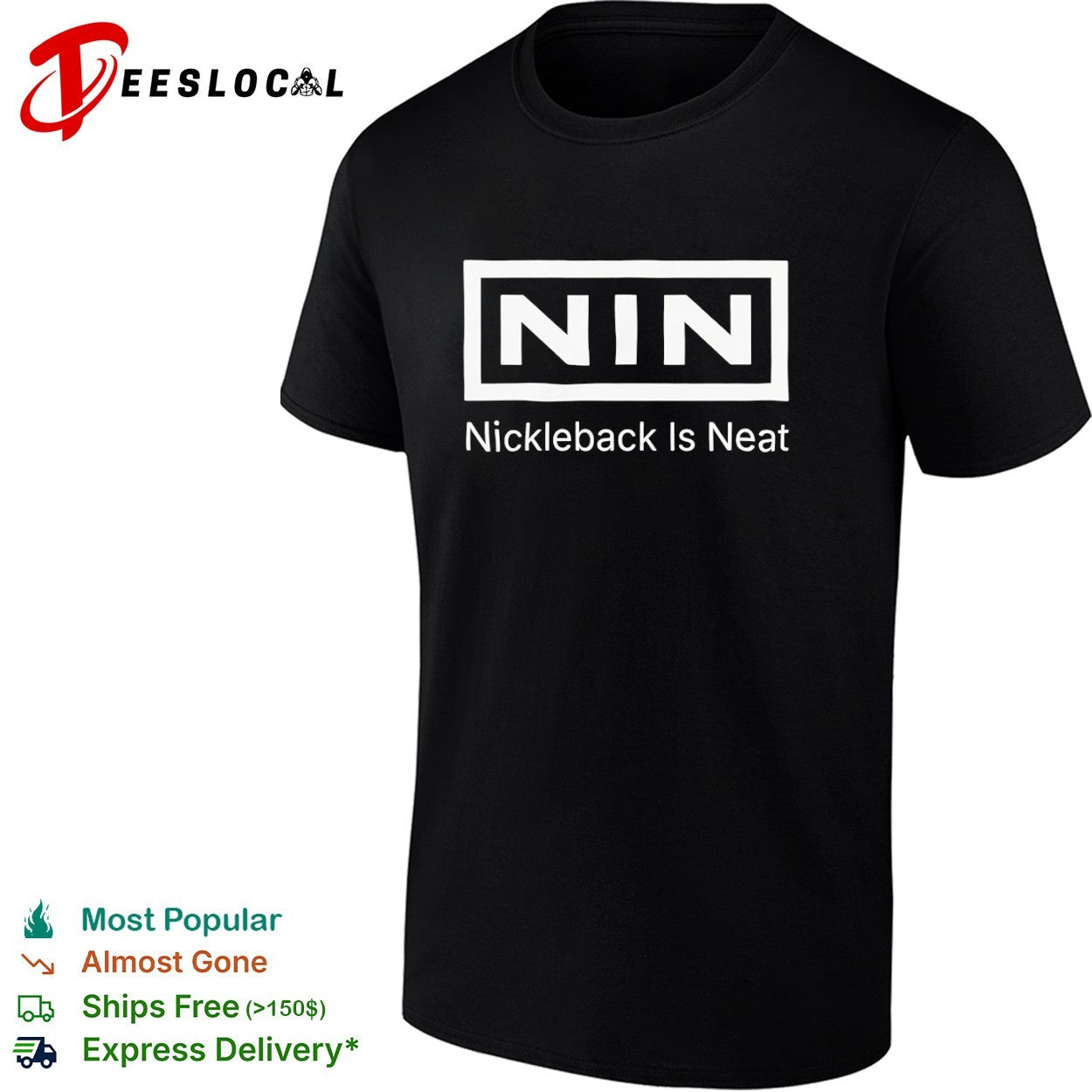 Nine Inch Nails Parody Nickleback Is Neat Shirt