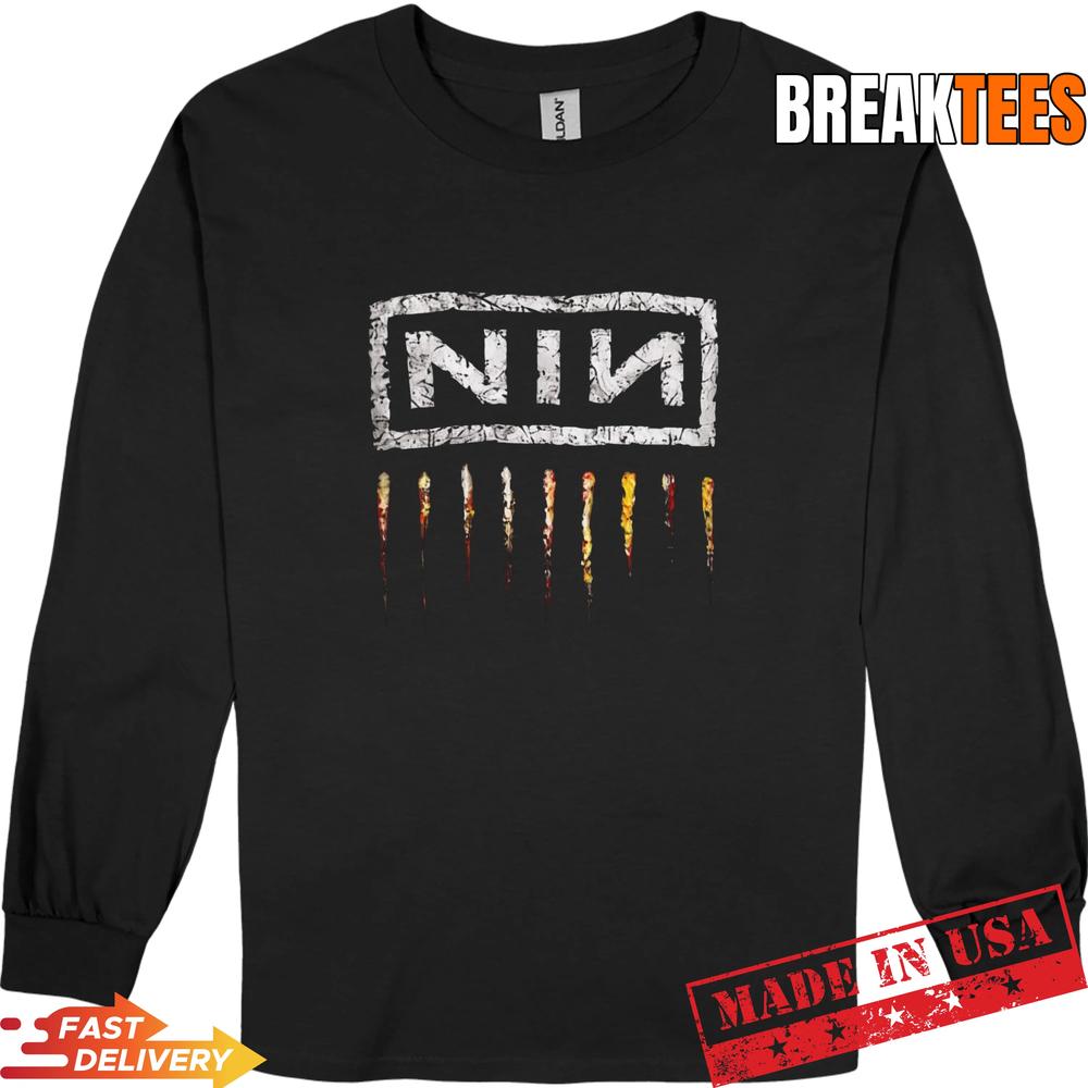 Nine Inch Nails Vintage Rock Band Graphic T-Shirt