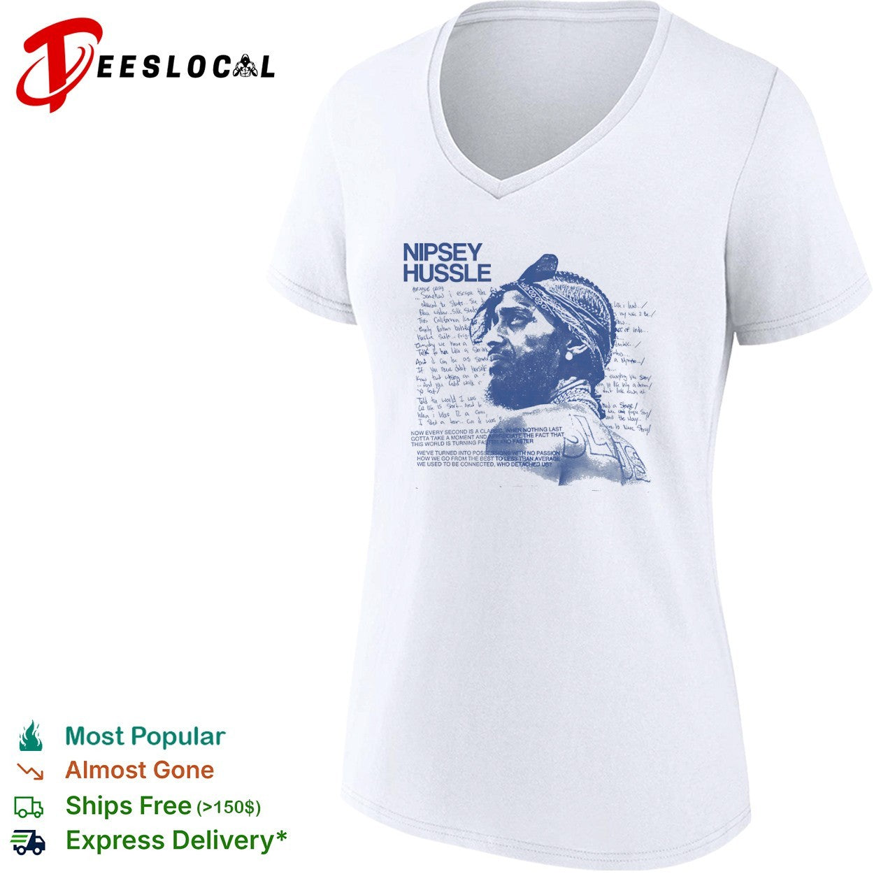 Nipsey Hussle Now every second is a classic when nothing last gotta take a shirt