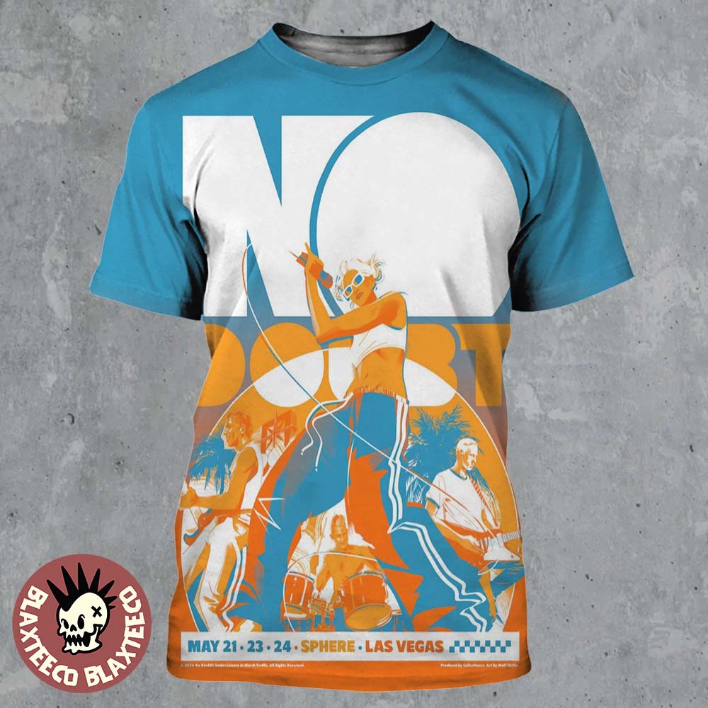 No Doubt Live At Sphere Las Vegas Weekend 3 2026 Poster On May 21 23 And 24 2026 All Over Print Shirt