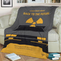 No183 Back to the Future Fleece Throw Blanket