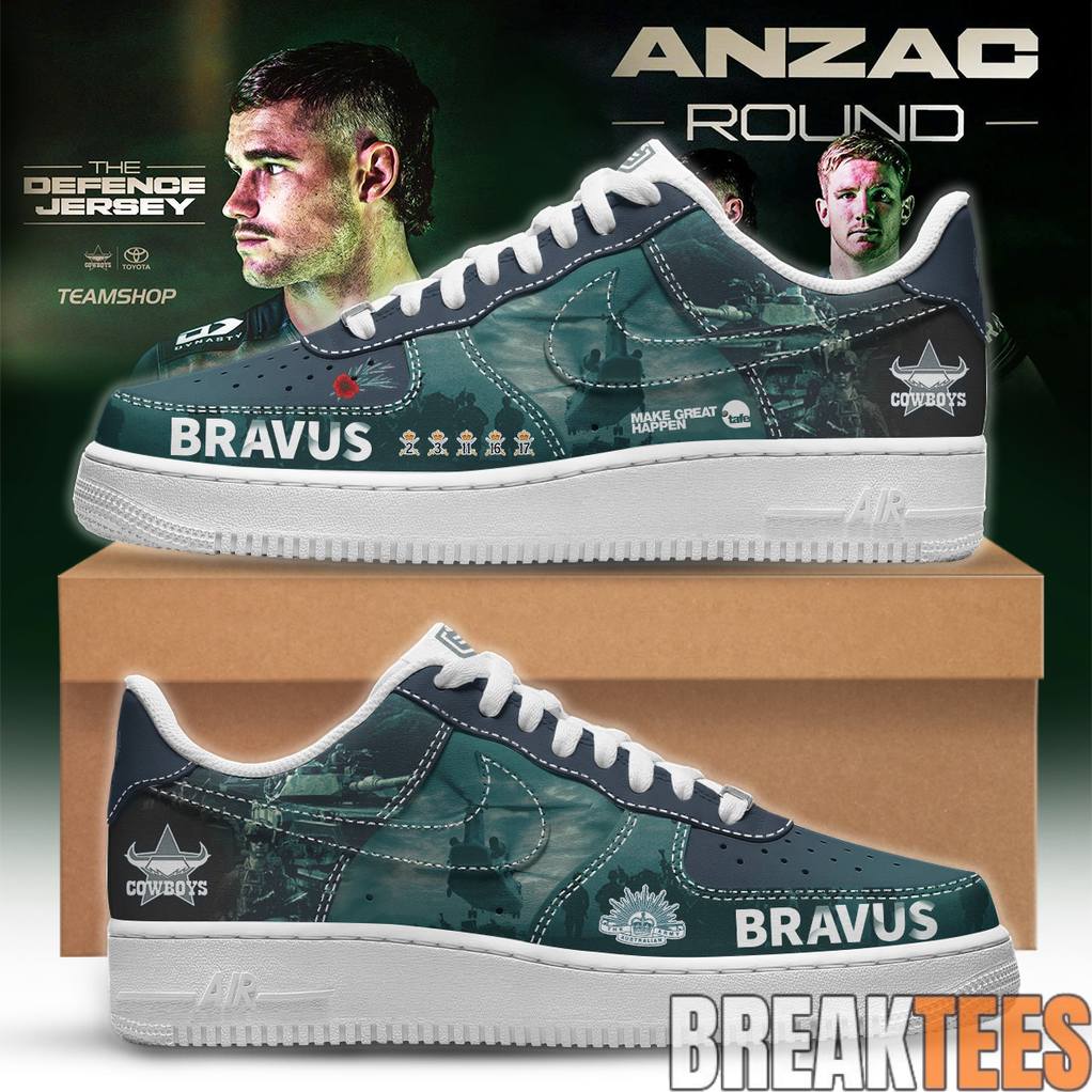 North Queensland Cowboys Anzac 2026 AF1 Shoes