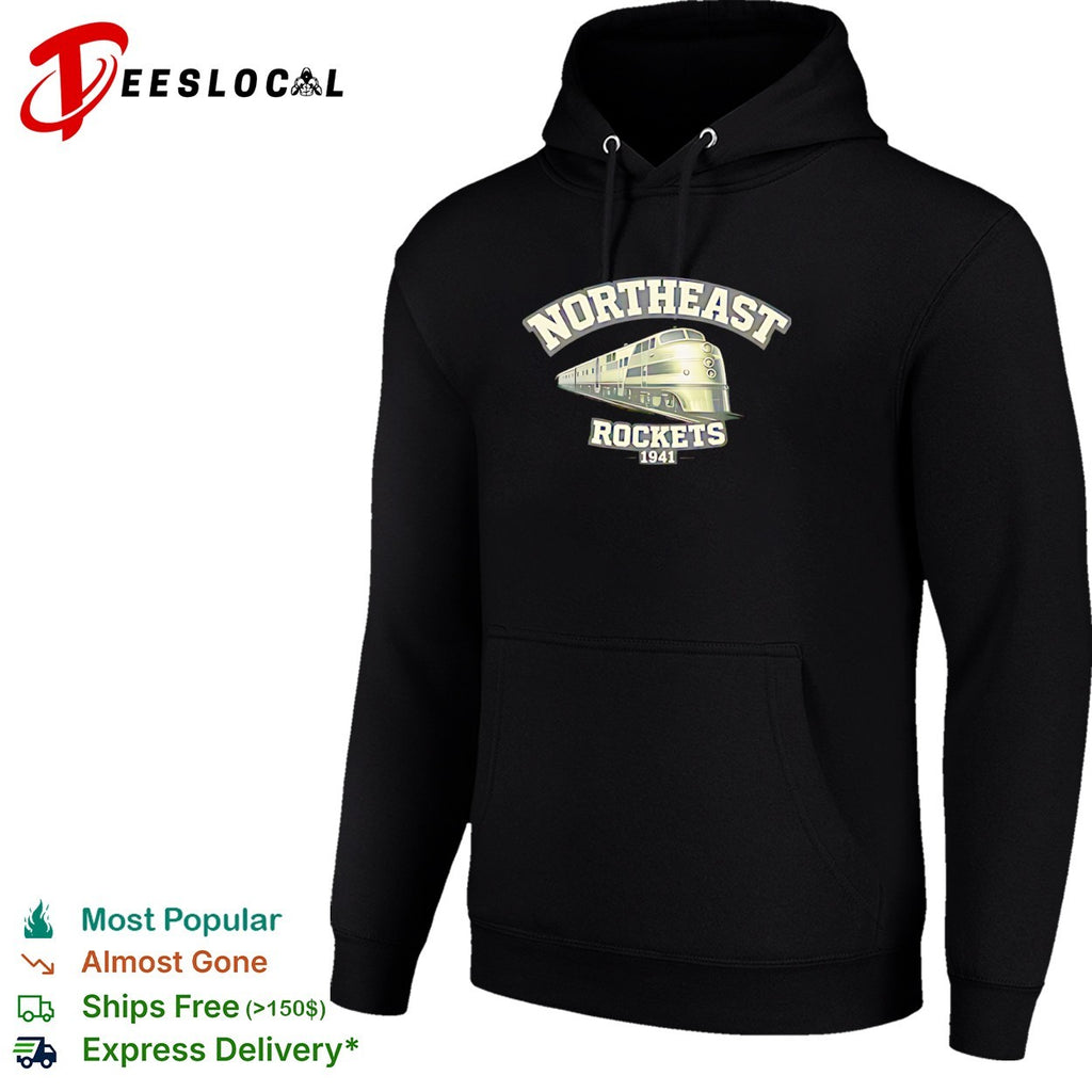 Northeast Rockets 1941 train railroad locomotive transport travel shirt