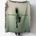 Nothing But Thieves Poster Woven Tapestry Throw Blanket with Fringe