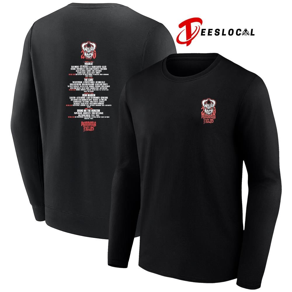Nova Rock Pannonia Fields Deamon lineup graphic shirt