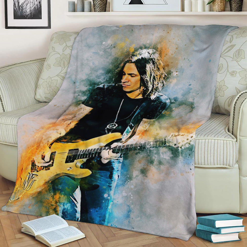 Nuno Bettencourt Fleece Throw Blanket