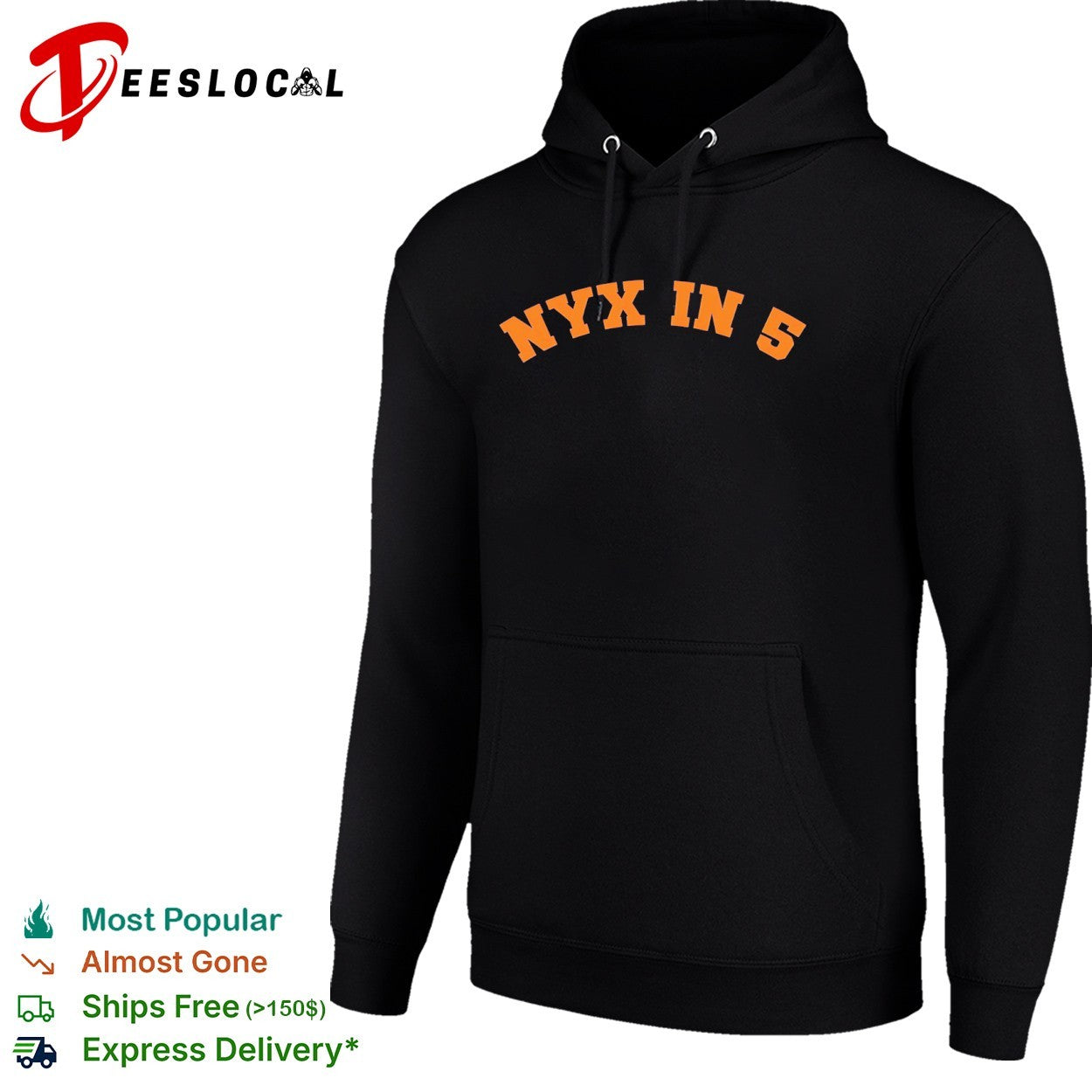 Nyx in 5 New York Knicks NBA parody shirt