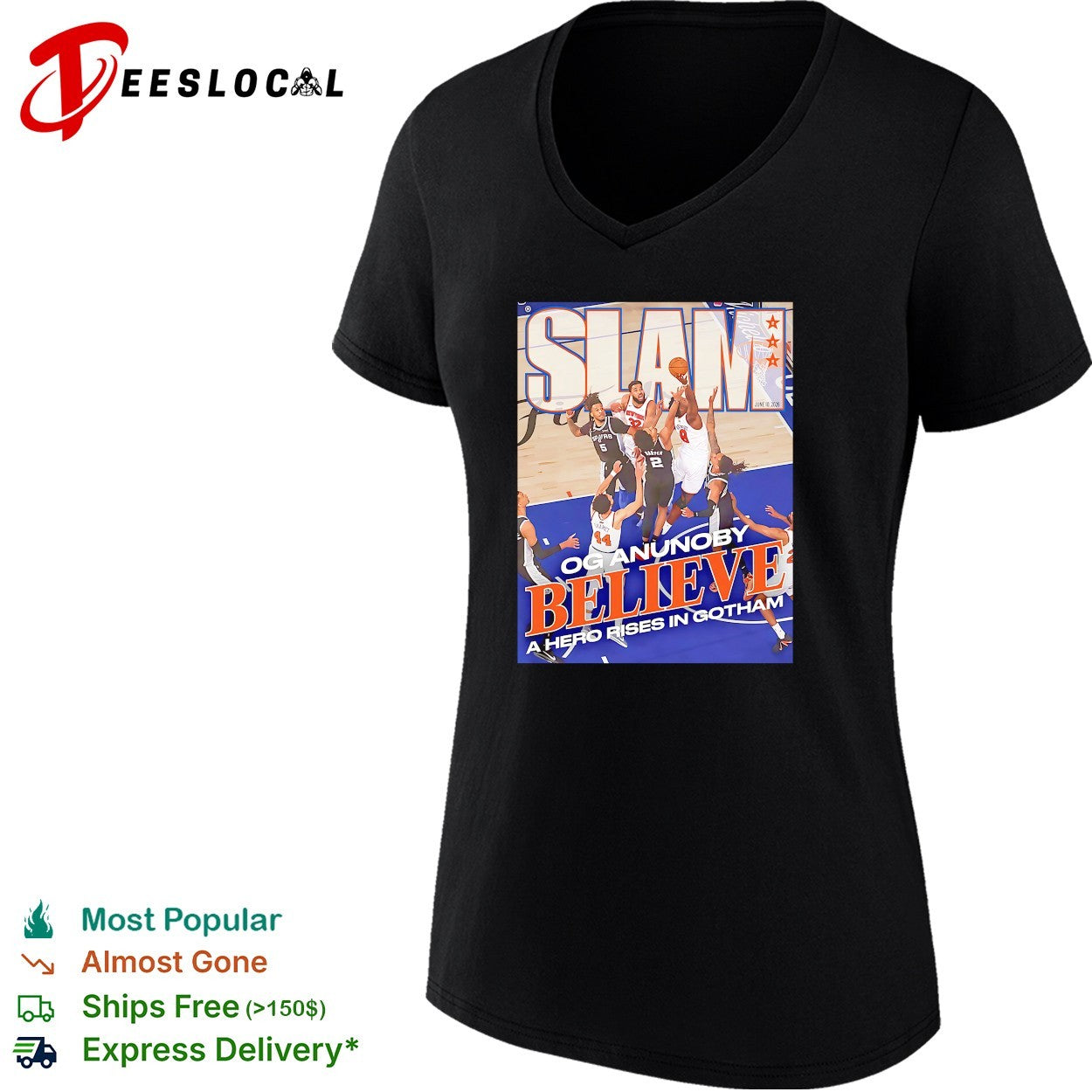 OG Anunoby New York Knicks 2026 SLAM 262 Cover Believe A Hero Rises In Gotham shirt