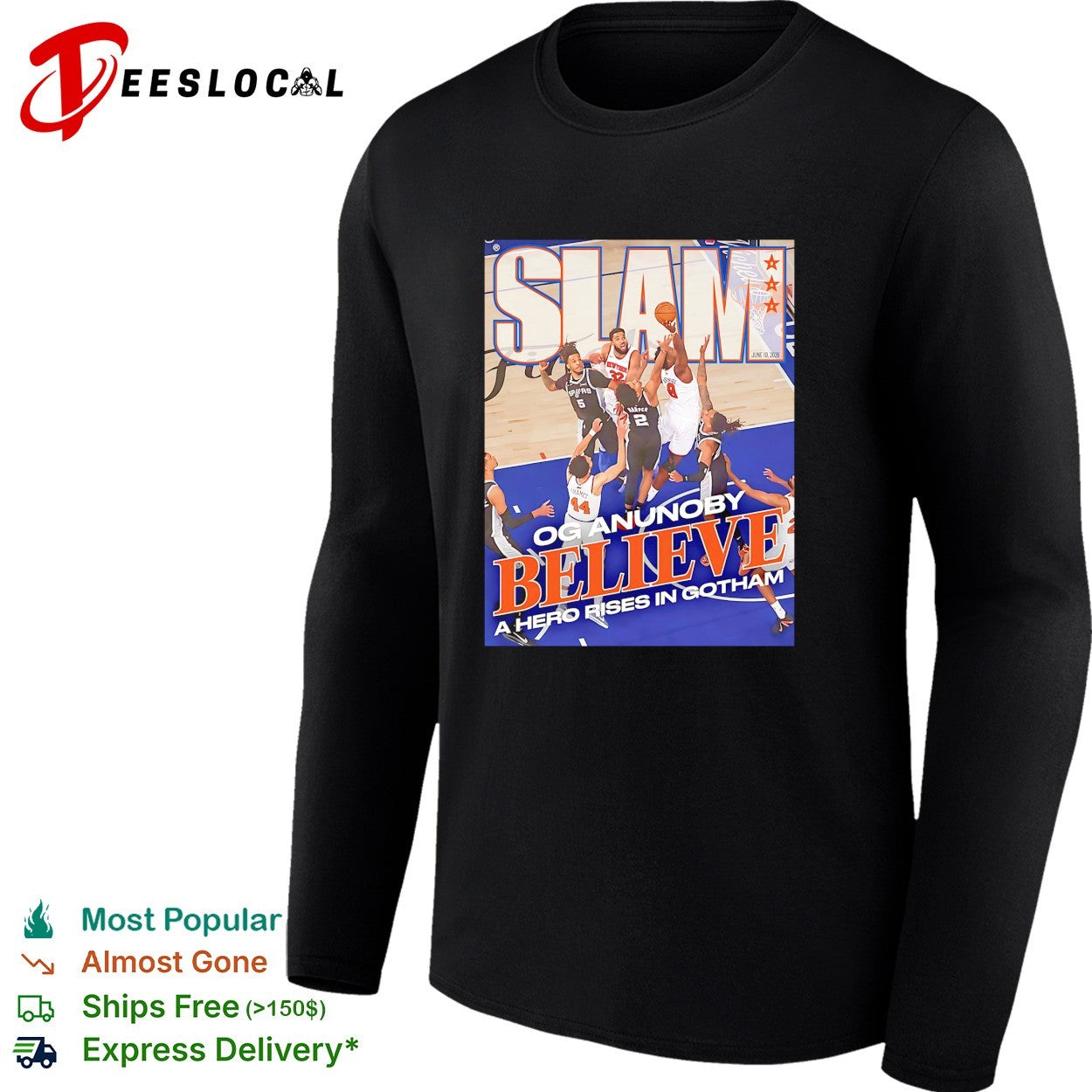 OG Anunoby New York Knicks 2026 SLAM 262 Cover Believe A Hero Rises In Gotham shirt