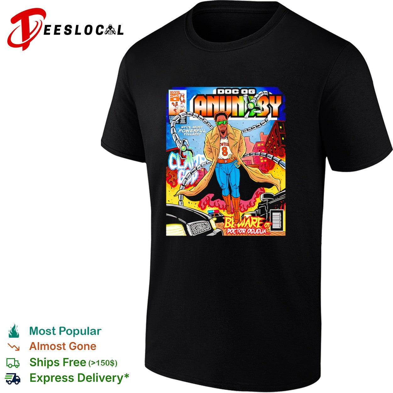 OG Anunoby New York Knicks NBA Beware of Doctor Ogugua Clamp God shirt