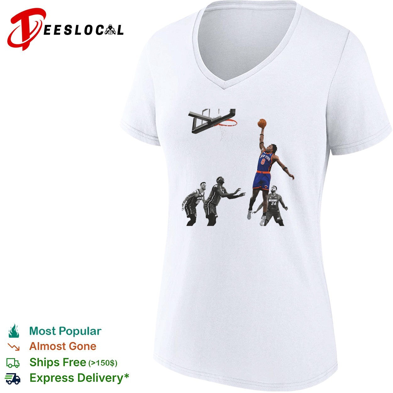 OG Anunoby New York Knicks NBA vs Miami Heat Jimmy Butler Bam Adebayo shirt