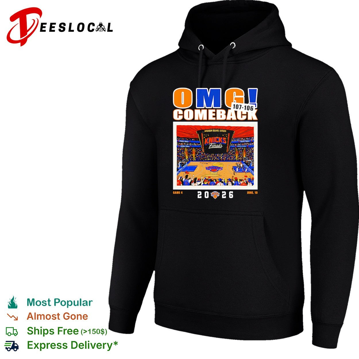 OMG Comeback 107 106 New York Knicks Finals Game 4 2026 Shirt