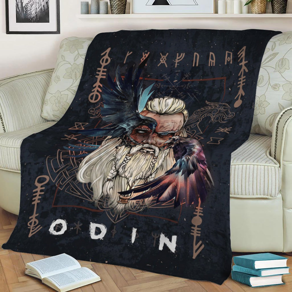 Odin Fleece Throw Blanket