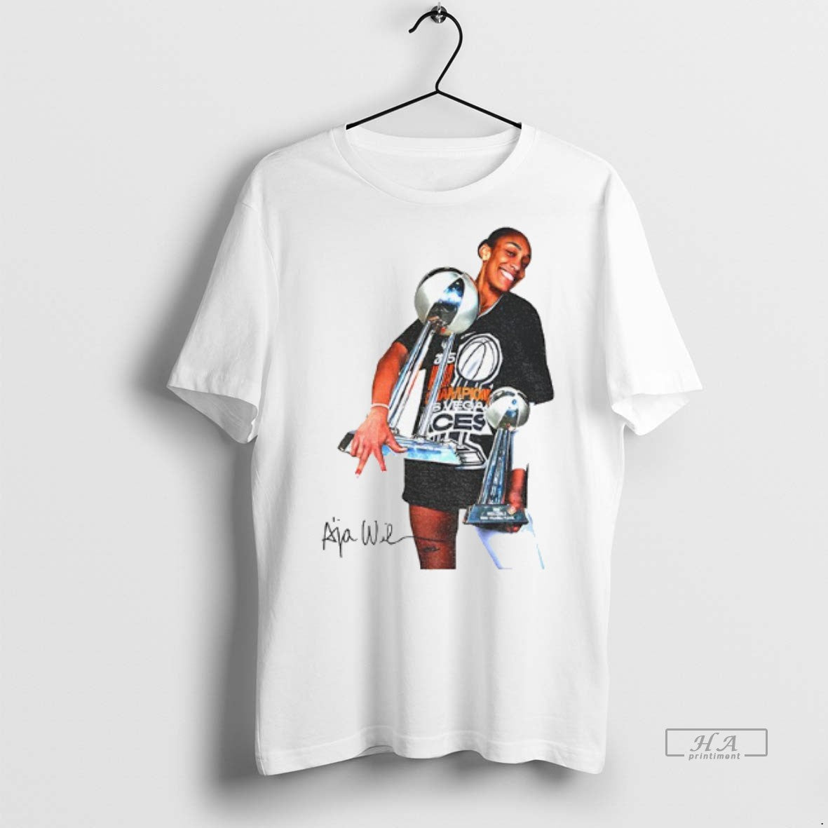 Official 2025 Aja Wilson Wnba Champion Las Vegas Aces 4x Mvp Signature Shirt