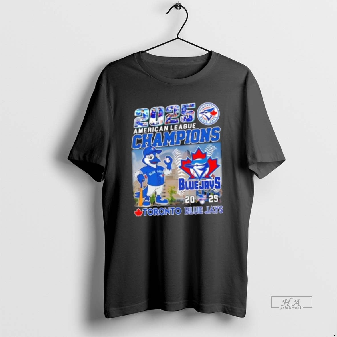 Official 2025 American League Champions Baseball Mascot Toronto Blue Jay Stadium