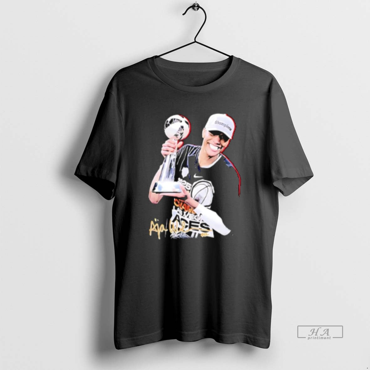 Official Aja Wilson Las Vegas Aces Mvp Trophy Graphic