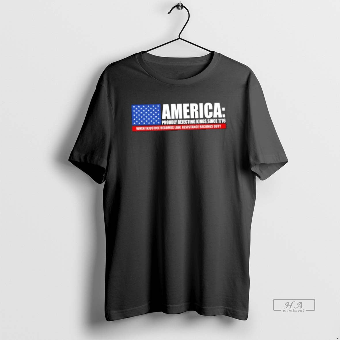 Official America Proudly Rejecting Kings Since 1776 When Injustice Becomes Law Resistance Becomes Duty