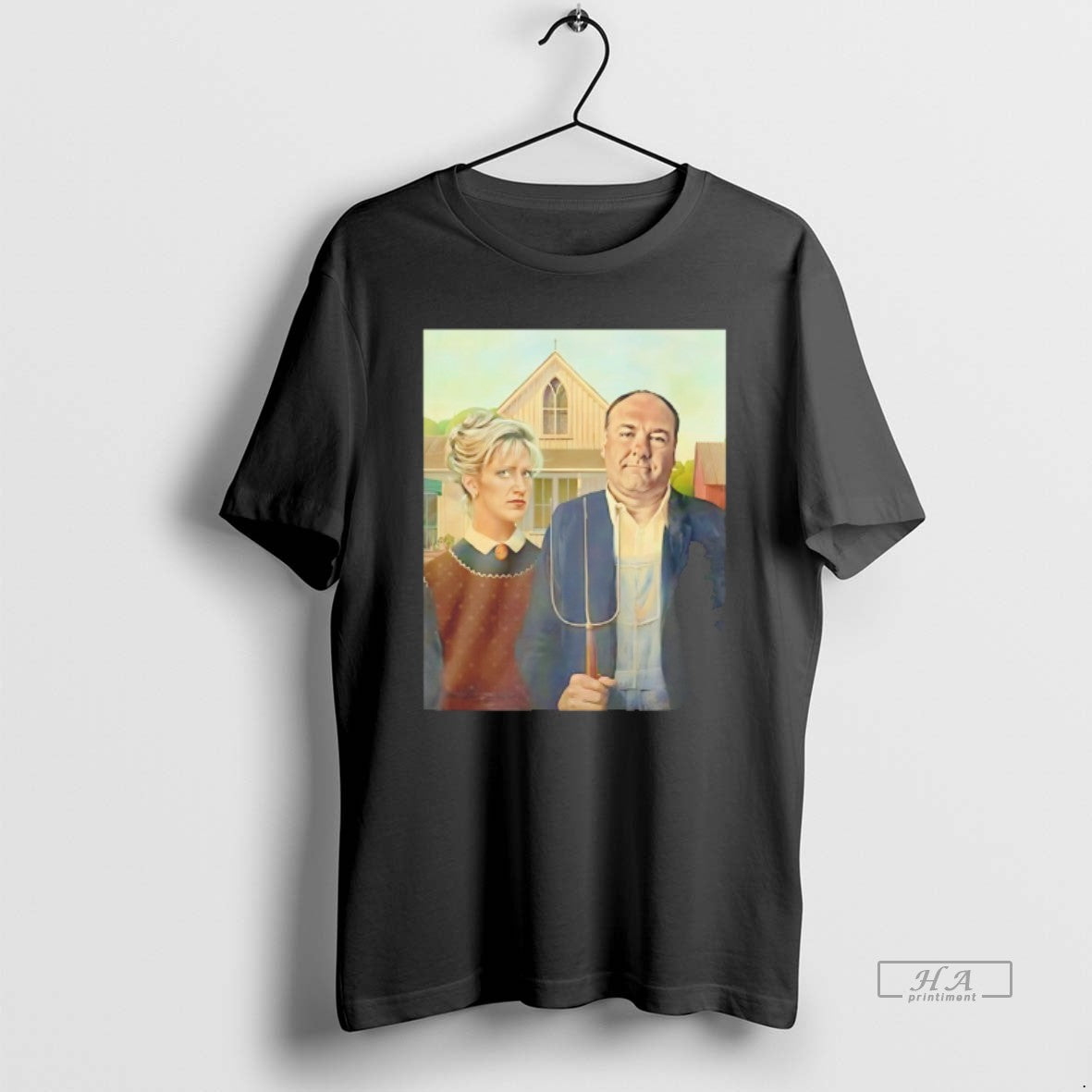 Official American Gothic Grant Wood Retro