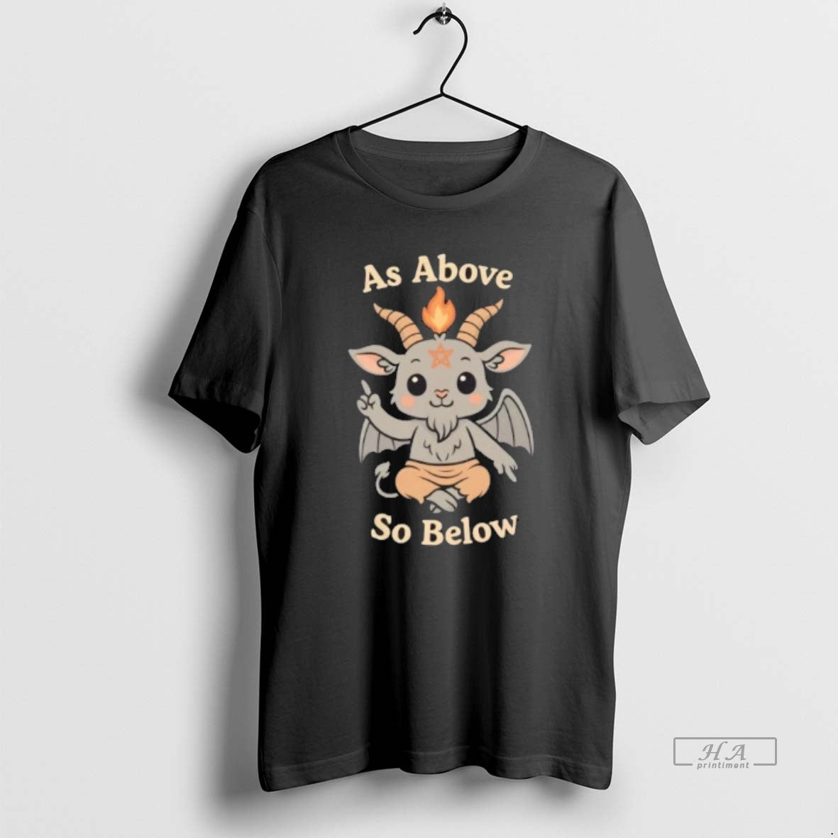 Official As Above So Below Cute Baphomet Occult Aesthetic