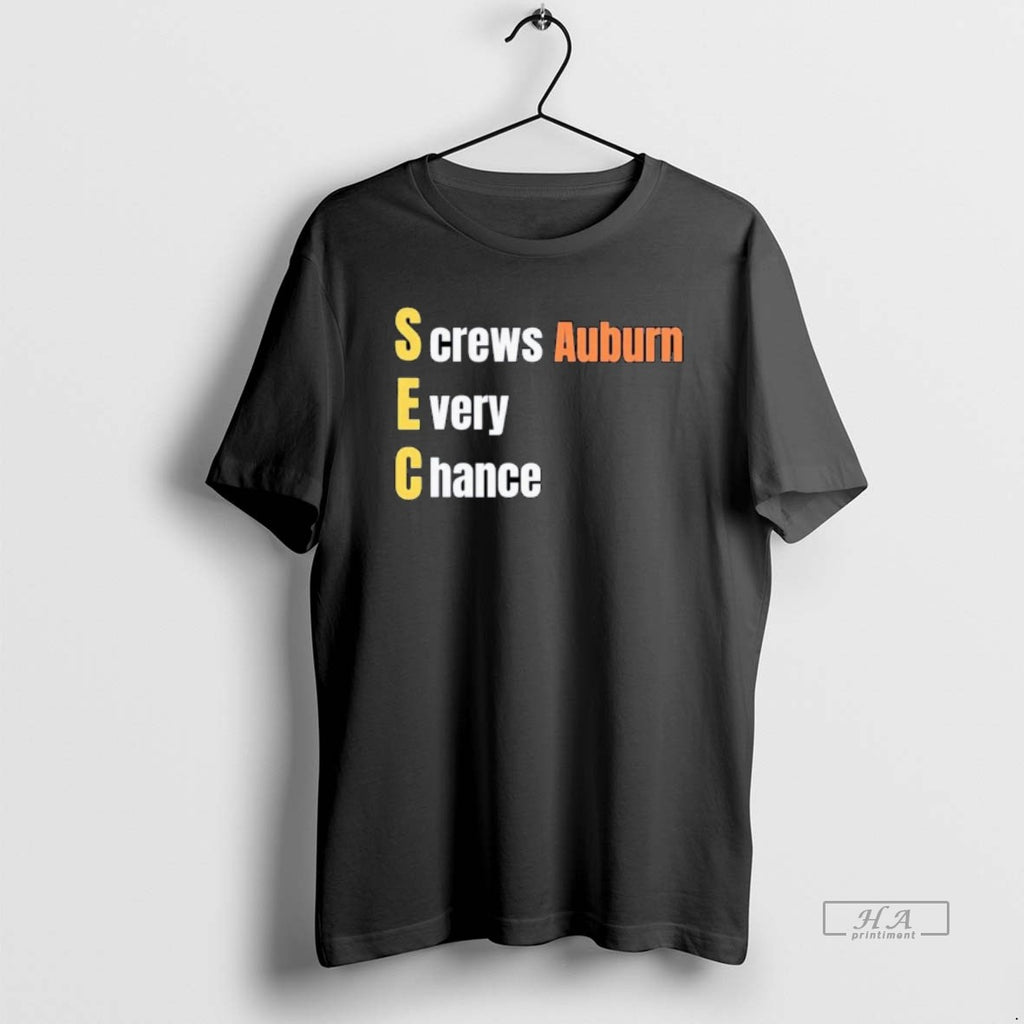 Official Auburn Sec Screws Auburn Every Chance Ornaments